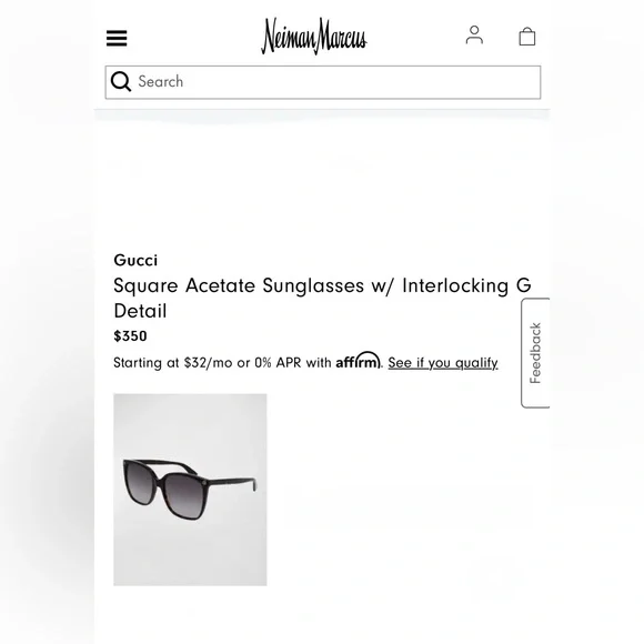 GUCCI sunglasses, made in Italy